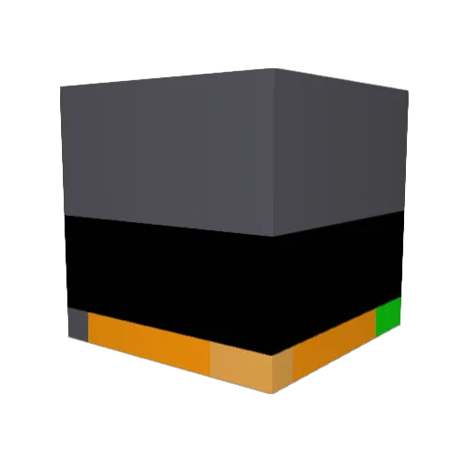 Macarena_Man Minecraft avatar head, 3D render