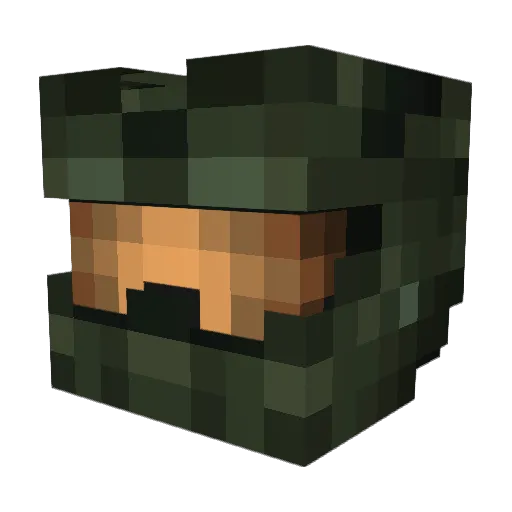 Macbooklive Minecraft avatar head, 3D render