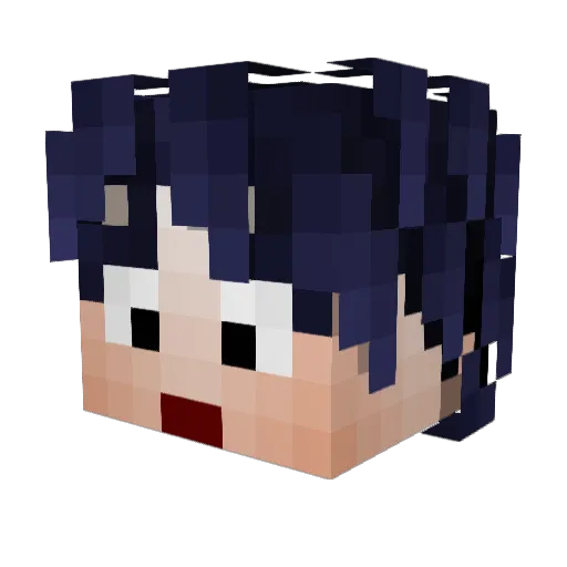 Macbuster35 Minecraft avatar head, 3D render