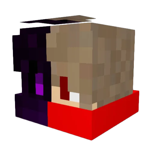 Maccan1 Minecraft avatar head, 3D render