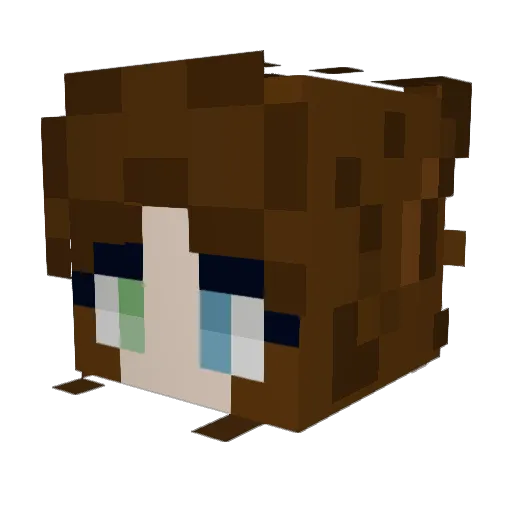 Maccc08 Minecraft avatar head, 3D render