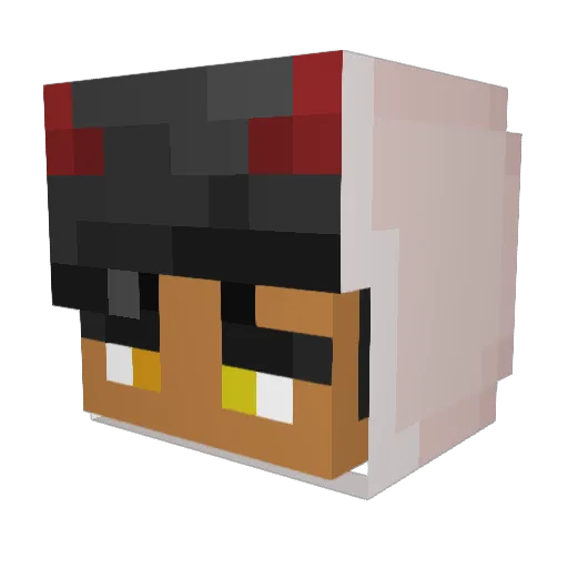 Macck_404 Minecraft avatar head, 3D render