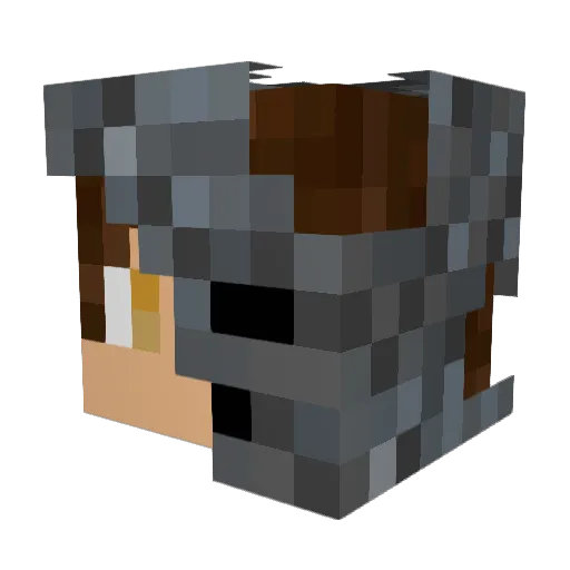 Mace117 Minecraft avatar head, 3D render