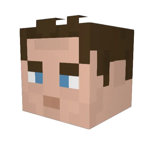 MaceMaster4827 Minecraft avatar head, 3D render