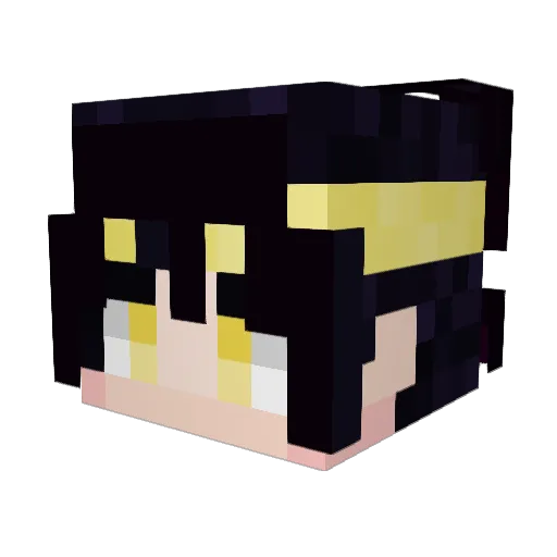MaceSpear Minecraft avatar head, 3D render