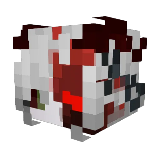 MaceTheChild104 Minecraft avatar head, 3D render