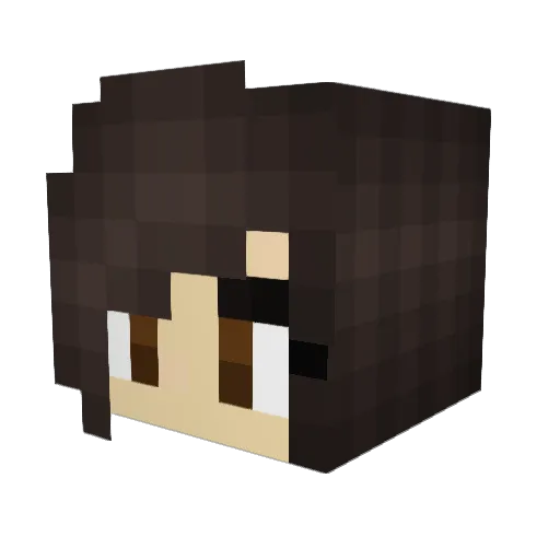 Macey_C Minecraft avatar head, 3D render