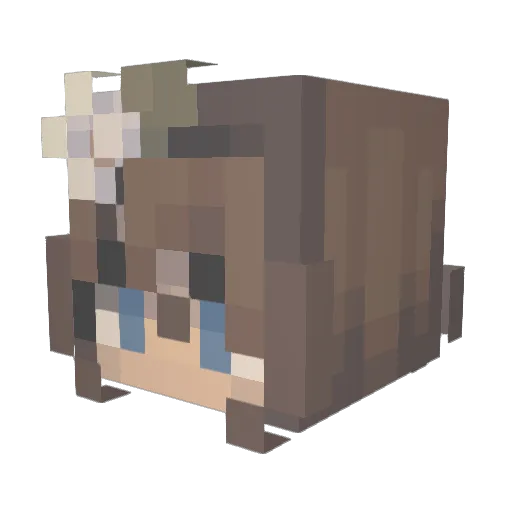 Maceytay Minecraft avatar head, 3D render