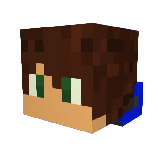 Mach1532 Minecraft avatar head, 3D render
