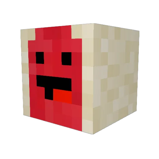 Mach_Jesus Minecraft avatar head, 3D render