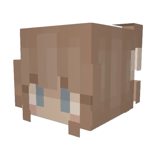 Mach_Mal_piep Minecraft avatar head, 3D render