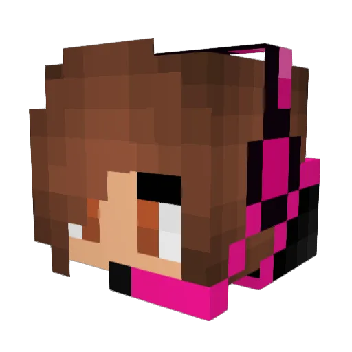 Machi510 Minecraft avatar head, 3D render