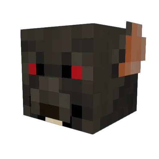 MachineBlatante Minecraft avatar head, 3D render