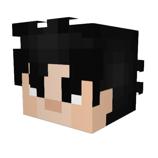 MachineGunGerry Minecraft avatar head, 3D render