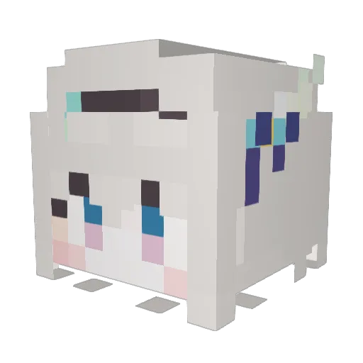 Machinor11499 Minecraft avatar head, 3D render
