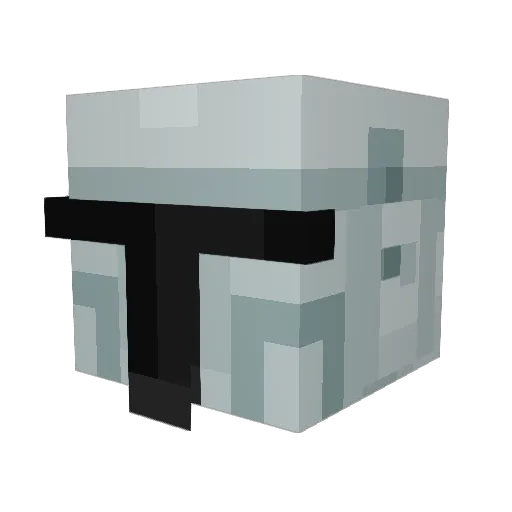 MachoTechmarine Minecraft avatar head, 3D render