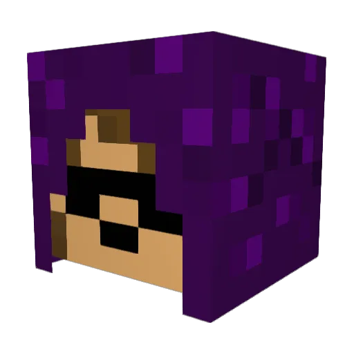 Machosause Minecraft avatar head, 3D render