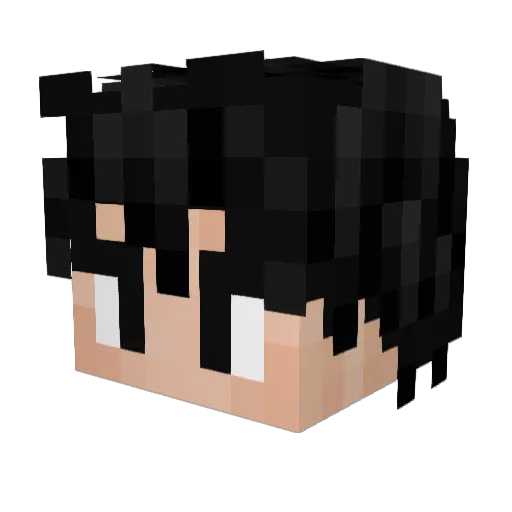 Machu_C08 Minecraft avatar head, 3D render