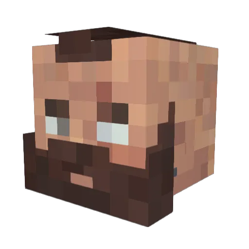 Maci91 Minecraft avatar head, 3D render