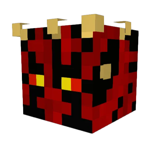 Maciasek Minecraft avatar head, 3D render