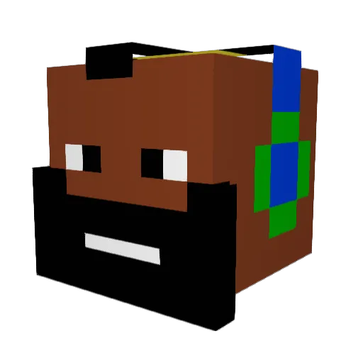 Maciek00037 Minecraft avatar head, 3D render