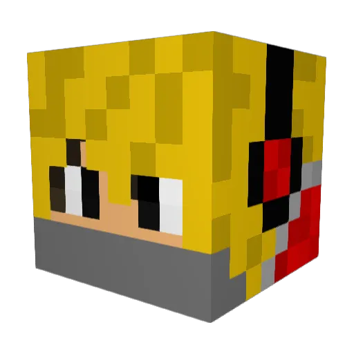 Maciek1940 Minecraft avatar head, 3D render