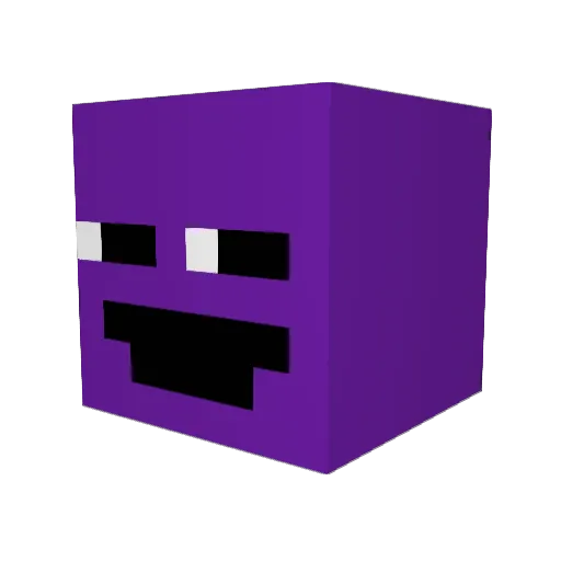 Maciektokrol Minecraft avatar head, 3D render