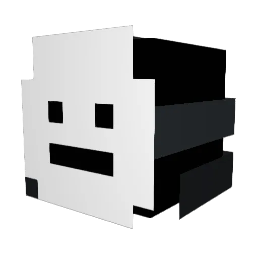 Maciex090 Minecraft avatar head, 3D render