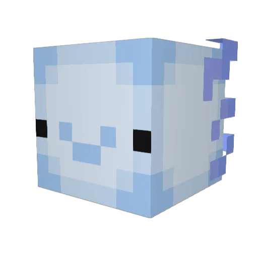 Macii_YT Minecraft avatar head, 3D render