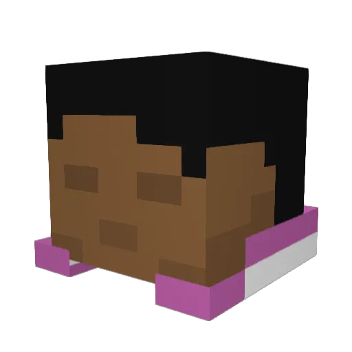 Macin_System36 Minecraft avatar head, 3D render