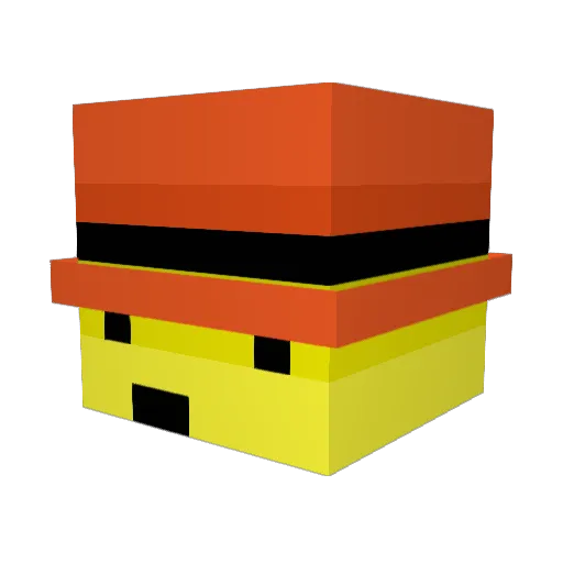 Macinkac64 Minecraft avatar head, 3D render