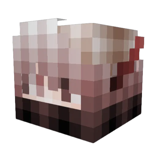 Mack0211 Minecraft avatar head, 3D render