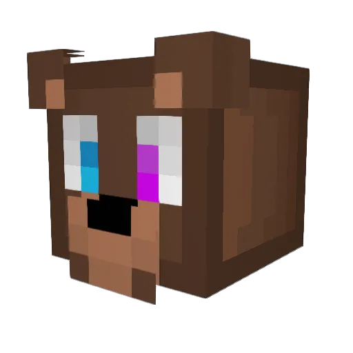 MackDawg95 Minecraft avatar head, 3D render