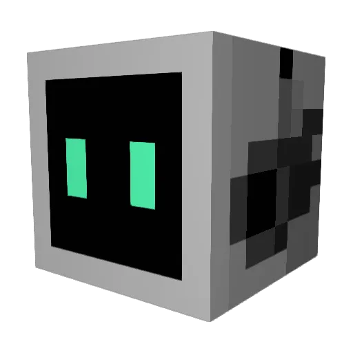 MackM1ch Minecraft avatar head, 3D render