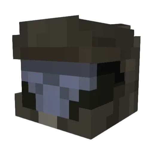 Mack_001 Minecraft avatar head, 3D render