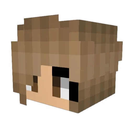 Mack_01 Minecraft avatar head, 3D render