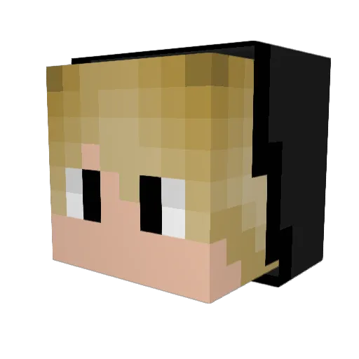 Mackan153 Minecraft avatar head, 3D render