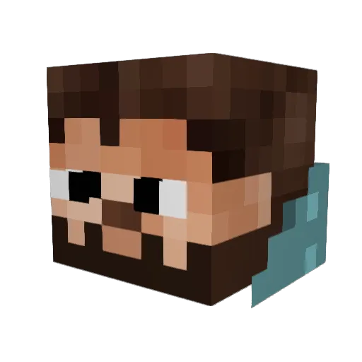 Mackan2036 Minecraft avatar head, 3D render