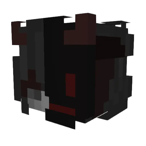 MackenzieAnne Minecraft avatar head, 3D render