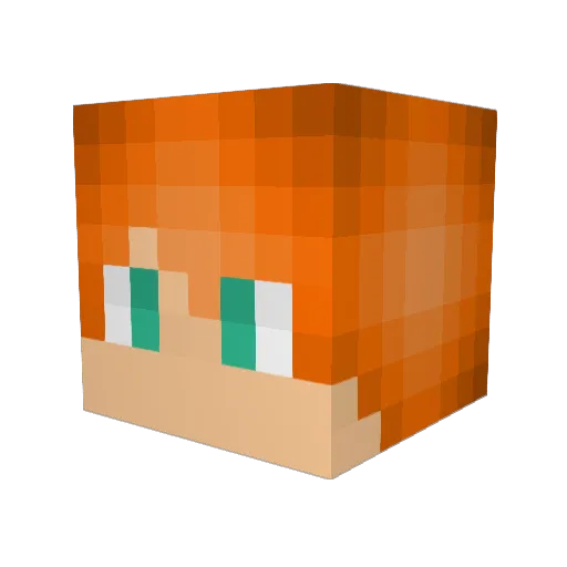 Mackenzie_Irwin Minecraft avatar head, 3D render