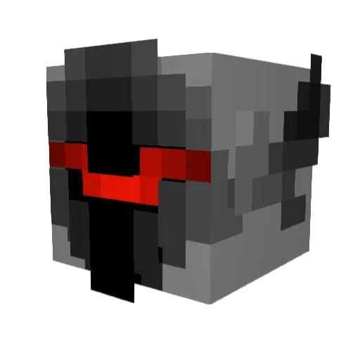 Mackkahn28 Minecraft avatar head, 3D render