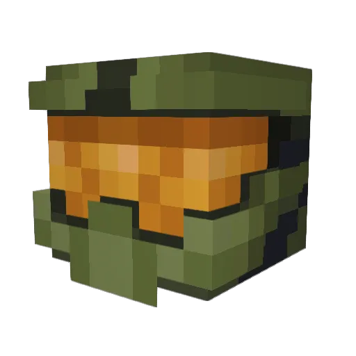 Macky206 Minecraft avatar head, 3D render