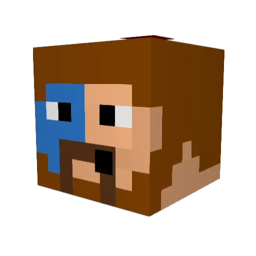 Macky88 Minecraft avatar head, 3D render