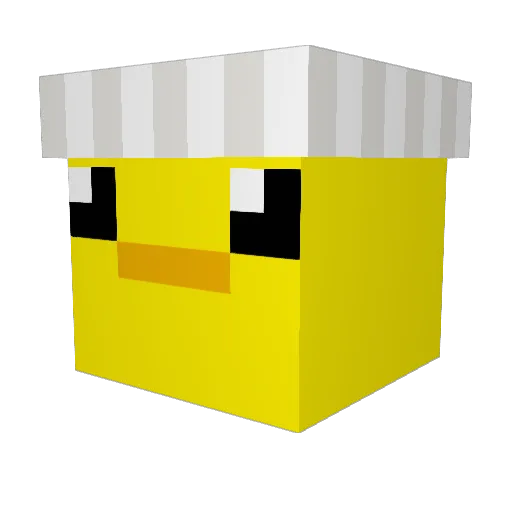 MacoyJerico Minecraft avatar head, 3D render