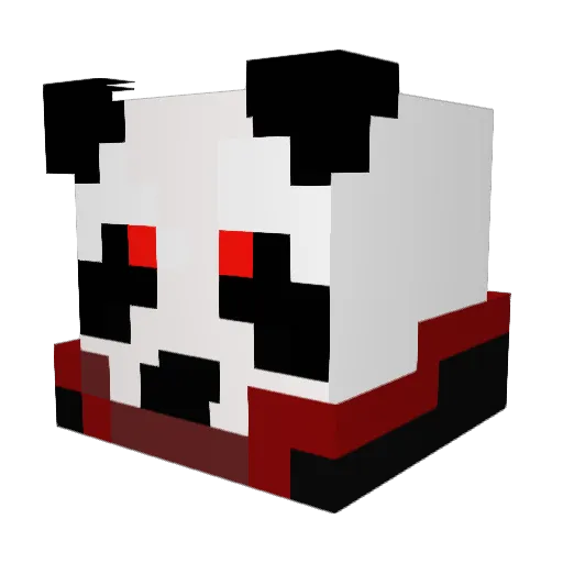 Macreal Minecraft avatar head, 3D render