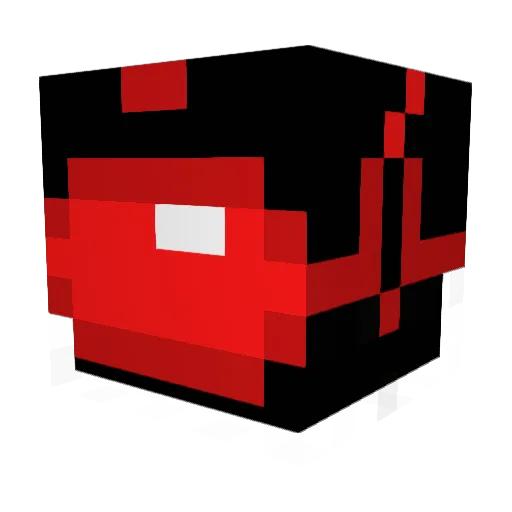 Macro_Ninja Minecraft avatar head, 3D render