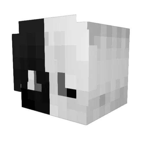 MacroyumV2 Minecraft avatar head, 3D render
