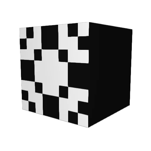 MacsenW Minecraft avatar head, 3D render