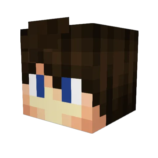 Macsen_Scorpious Minecraft avatar head, 3D render