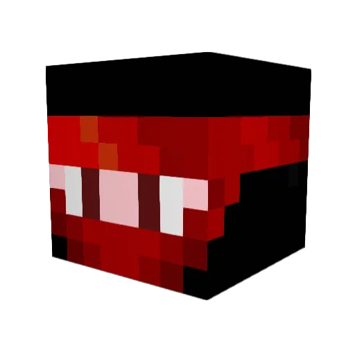 MactiBoss Minecraft avatar head, 3D render
